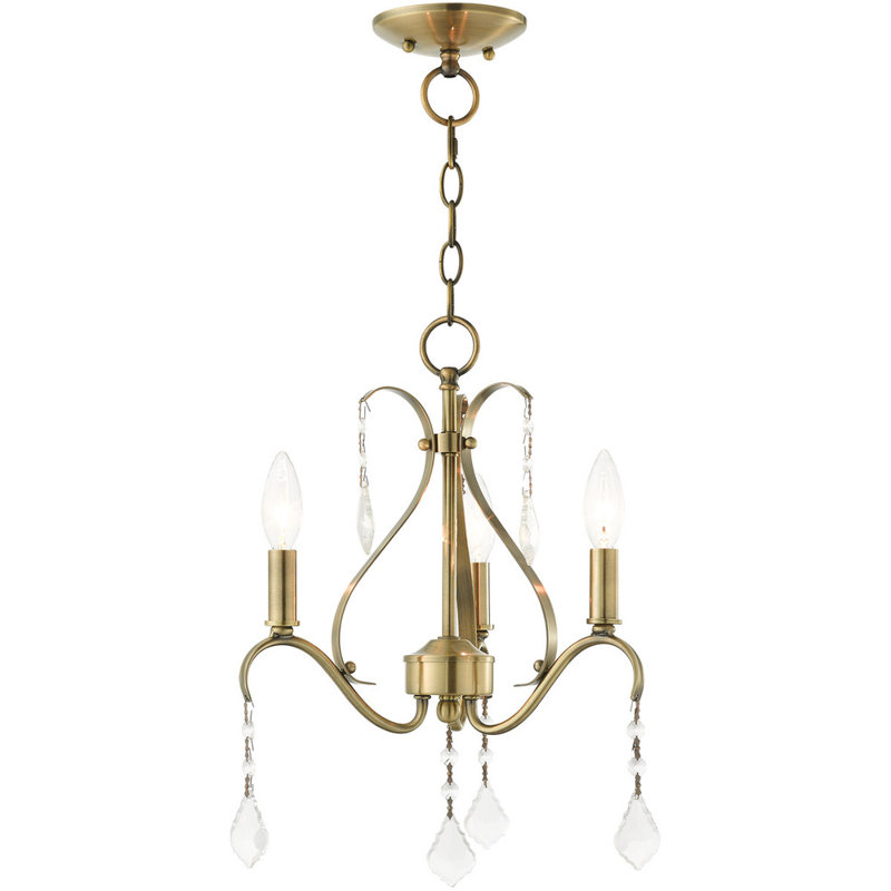 Lustre classique à 3 lumières de style bougie Baboucarr