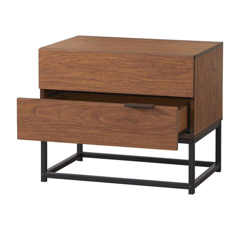 Ashaunte 2 Drawer NightStand