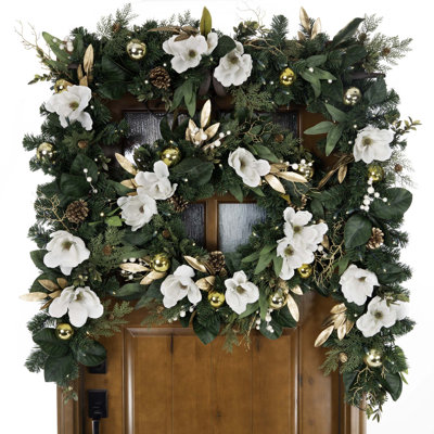 Jadriel Faux Lighted 30'' Wreath