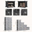40 Pair Stackable Shoe Storage Cabinet-1729654052