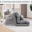 Canapé de plancher réglable en polyester confortable pour la détente et les jeux