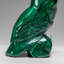 Genuine Polished Malachite Owl Carving (149.3 Grams)