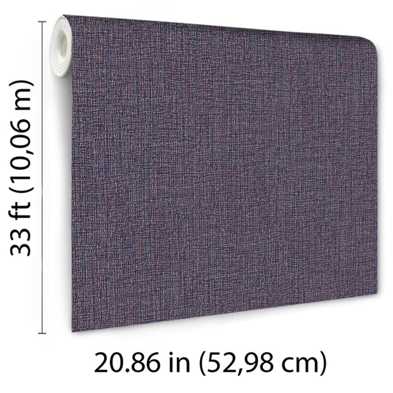 Textured Thread Wallpaper, Purple