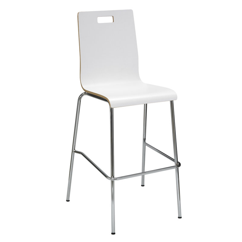 Jive 30" Bar Stool, White