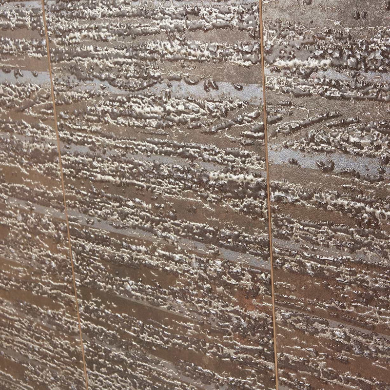 Twilight 12X48 Metal Look Porcelain Tile, Deco Oxide