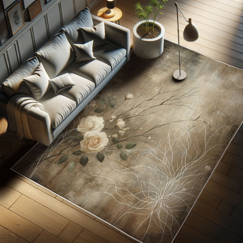 Machine Printed 152cm X 76cm Area Rug