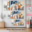 «Retro Astronaut Space Exploration», impression sur toile tendue à motif géométrique rétro (ensemble de 3)-1096597486