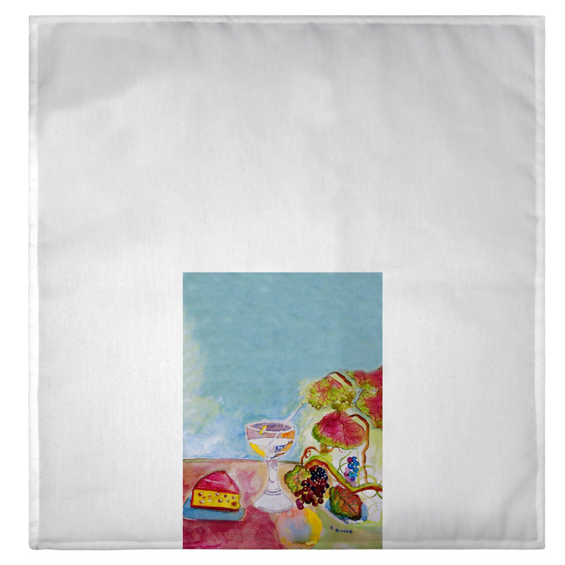 Wine And Cheese Ultra Light Hand Towel
