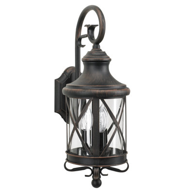 3 - Bulb Outdoor Wall Lantern