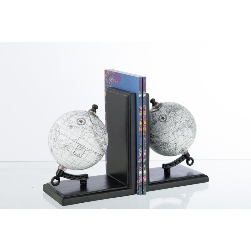 Lienard Wood Bookends, 10.4cm H x 38cm W x 38cm D