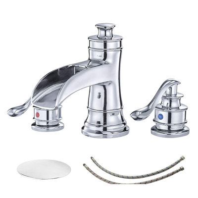 Single-handle Bathroom Faucet with Drain Assembly
