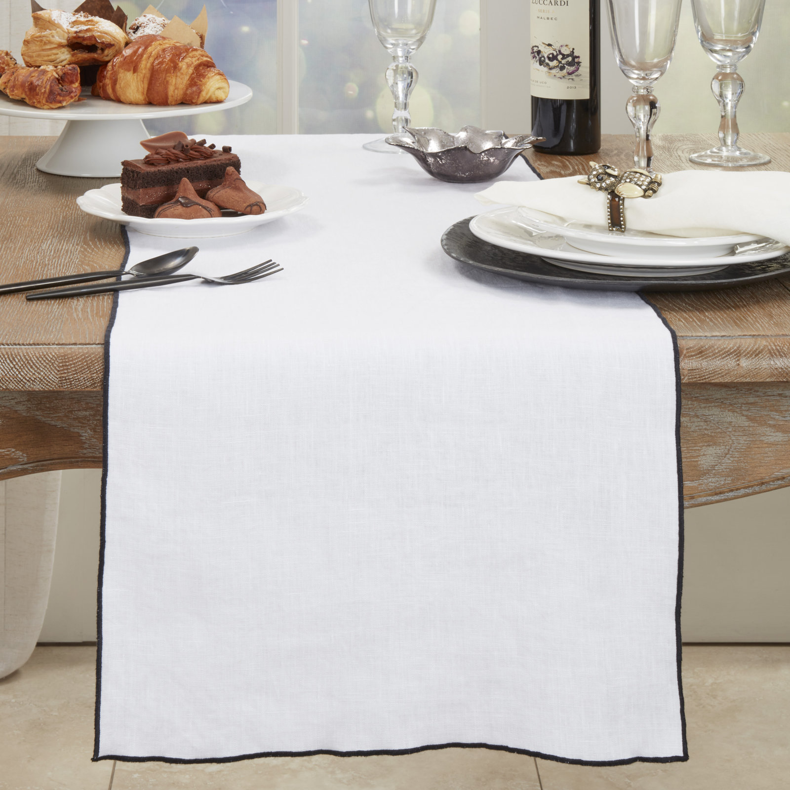 Riggs Table Runner, Black