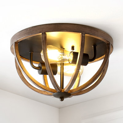Plafonnier encastré 13 "2 lumières Tiphaine