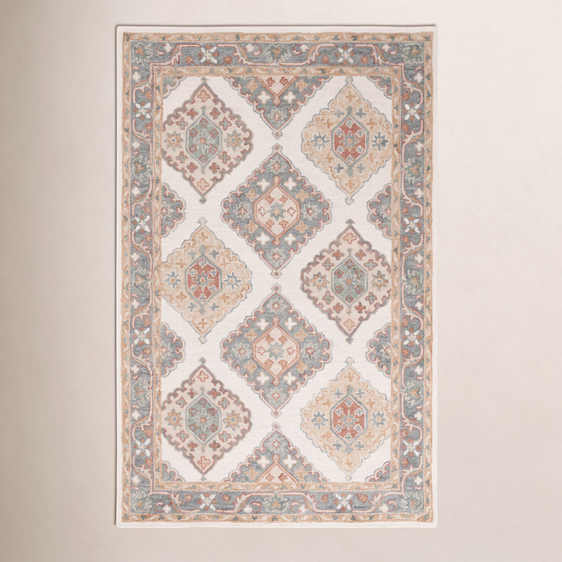 Nels Wool and Cotton Indoor Rug, Rectangle 6' x 9'