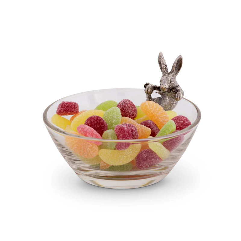 Garden Friends Glass Dessert Bowl