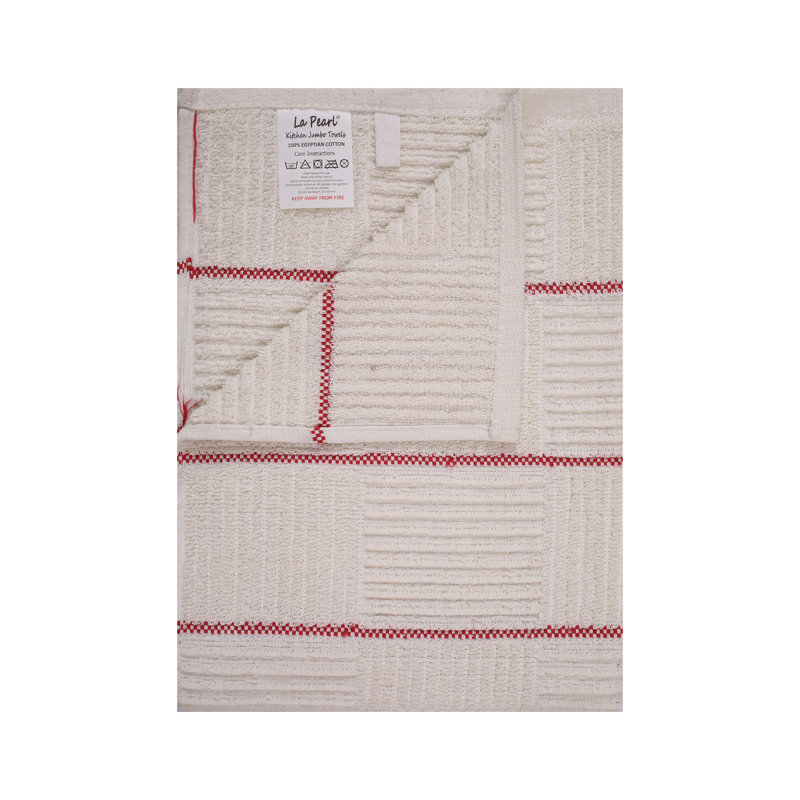 Cotton Stripe Jacquard Tea Towel Kitchen Towel