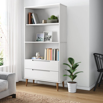 Dowe Solid Wood Bookcase
