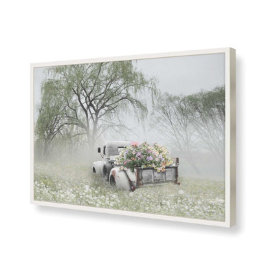 «Vintage Flower Truck» par Lori Deiter, reproduction d'art