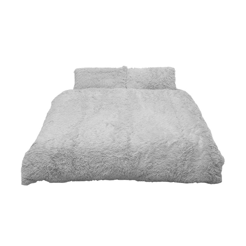 Standard Pillowcase - Set of 3, Light Grey
