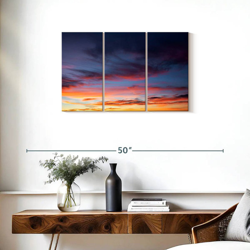 Valencian Sunset Sky, H 20 po x l 33 po