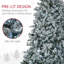 Arbre de Noël artificiel 7,5 avec lumières