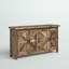 Buffet en bois massif 60 po Harold