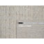 Tapis oriental blanc tissé à la main 9 po x 12 pi Papyrus, laine naturelle non teinte, rayures verticales avec effet sel et poivre