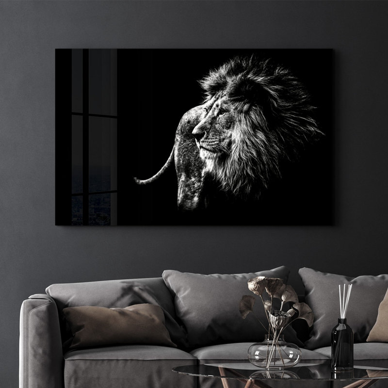 Elegant Tempered Glass Wall Art Painting, 13.8 x 21.7 inches | 100% Tempered Glass, Thickness: 0.16 inches | UV Printed for Vibrant Colors | Perfect for Home Decor, Living Room, & Office Spaces