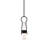 Ezra 1 - Light Black LED Single Pendant