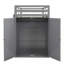 Lit mezzanine avec tiroirs, bureau et garde-robe-433401082-433401083