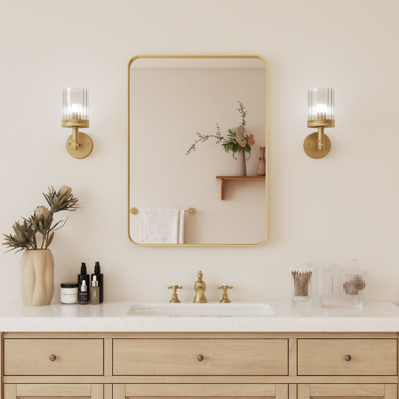 Miroir de salle de bain Golden, 30 po x 22 po, Rectangulaire