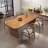 Modern simple solid wood dining table-1916067350