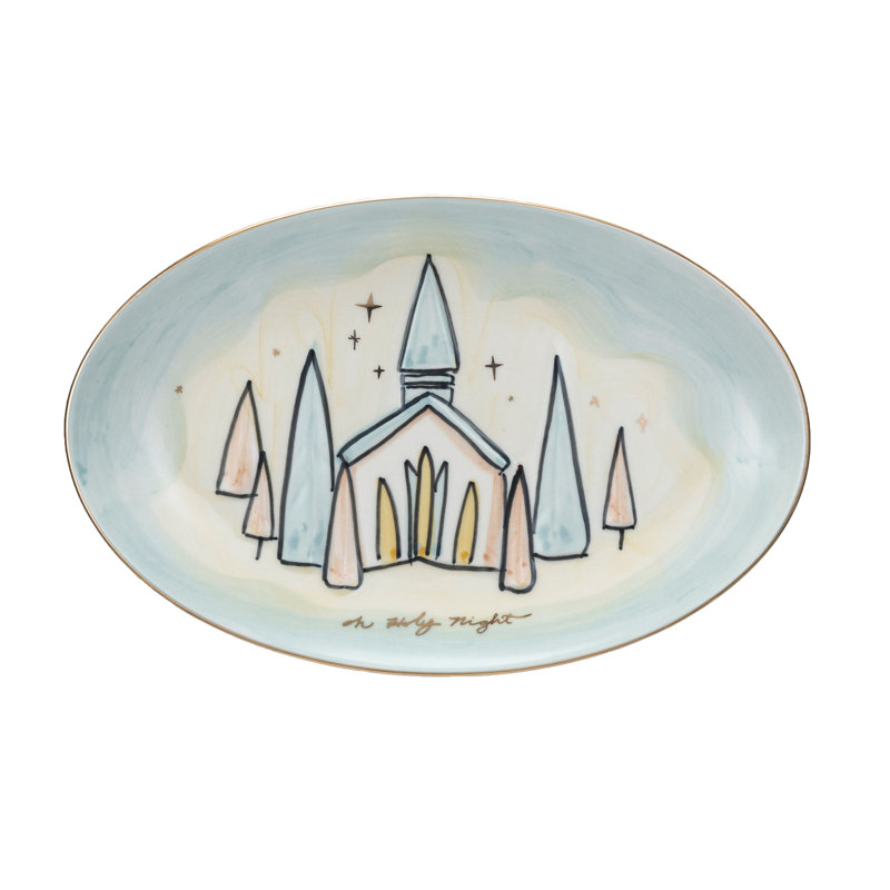 Stoneware Decorative Plate