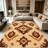1PC Aztec geometric tribal Southwestern area rugs for Living Room, Soft and Comfortable, Suitable for all seasons, easy-to-maintain, machine washable Indoor floor mat, Under Table Farmhouse suitable for entryway, bedroom, dining room, home office,-129450511