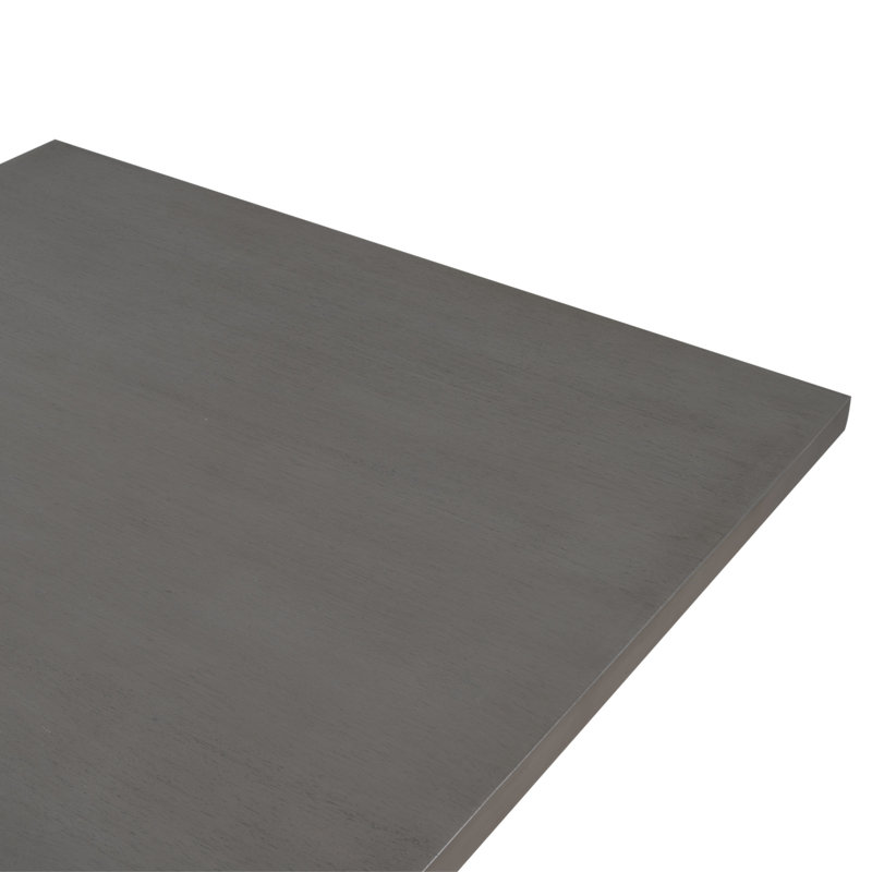Solid Wood Base Dining Table, Walnut