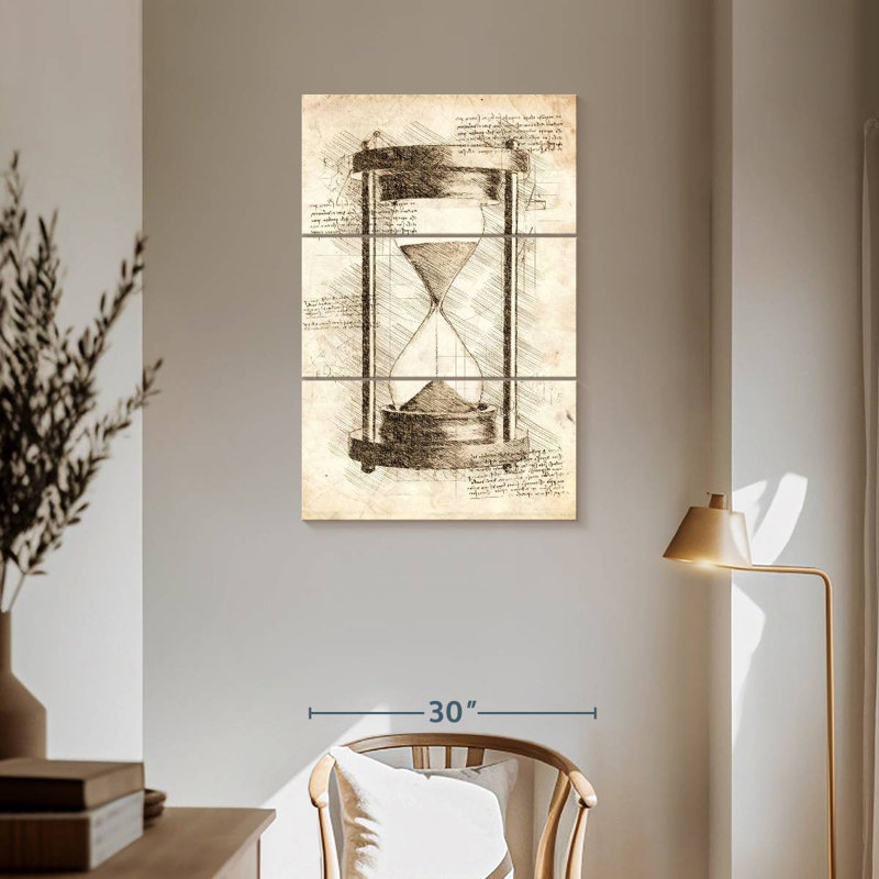 Laelle Old Hourglass, 57" H x 36" W