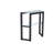 Shynel 33.46'' Glass Top Console Table-1367445794