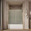 Levity 59.63" x 59.75" Bypass Bath Door with CleanCoat® Technology-246279059-170529350