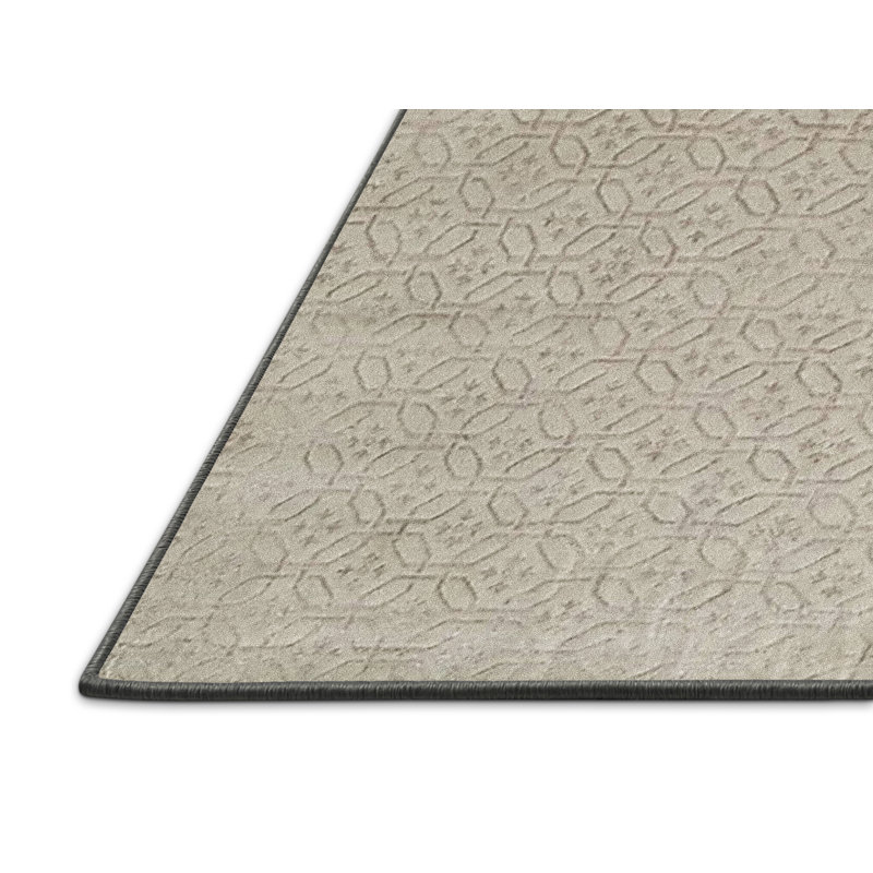 Tapis gris clair Morford, Rectangle 2 pi x 4 pi