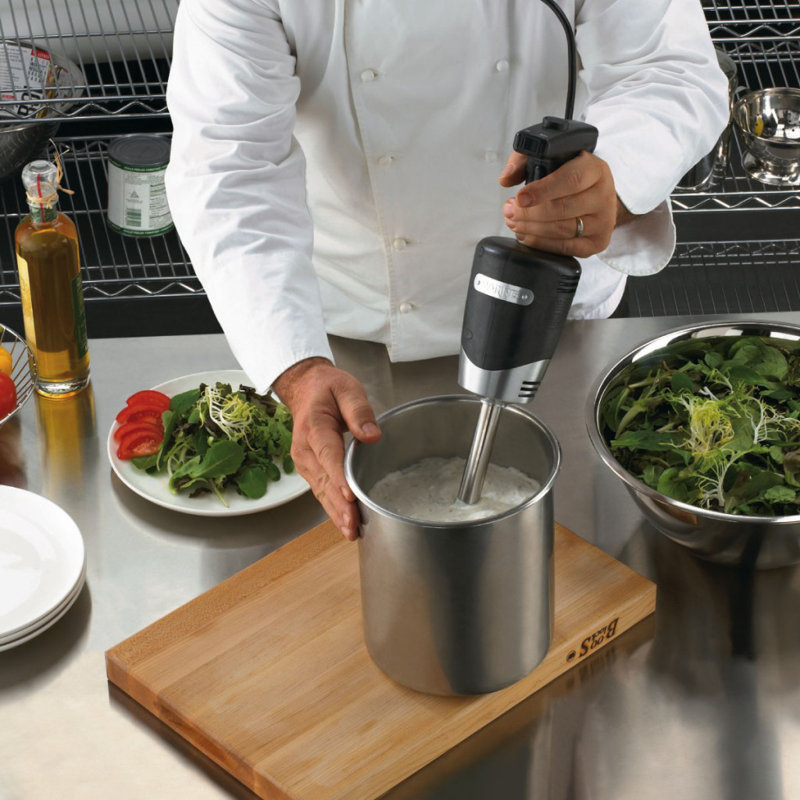Waring 10" Black and Silver Medium-Duty Immersion Blender