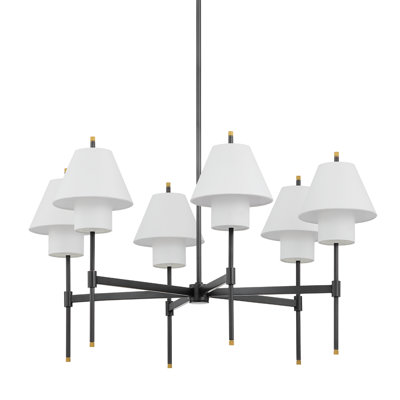 GLENMOORE 6 LIGHT CHANDELIER