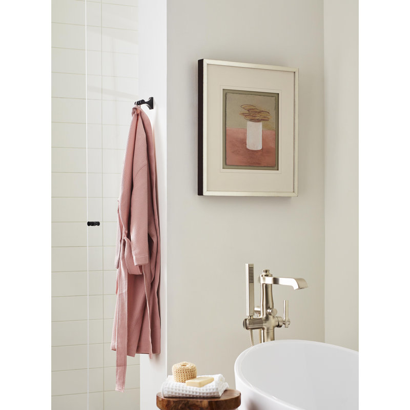 Davenport Wall Mounted Robe Hook, Matte Black