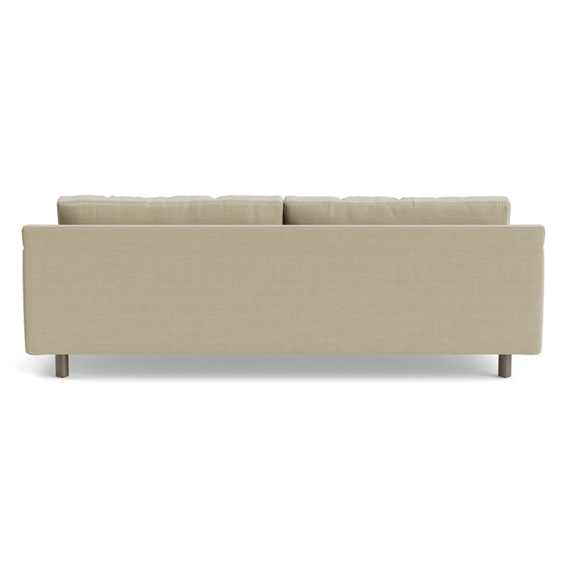 Hunter No Welt 100 Sofa, Performance Linen - Flax, Driftwood