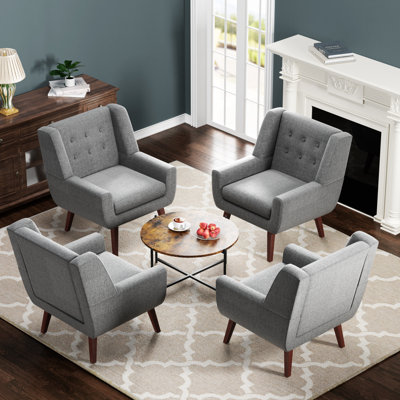 Upholstered Wingback Chair
