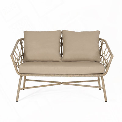 48" Outdoor Paito Loveseat Sofa