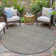 Machine Washable Indoor/Outdoor Xhevrie Khaki Rug