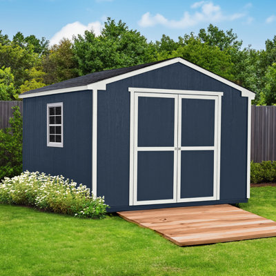 Charleston Wood Storage Shed, 10 ft. W x 12 ft. D, With Floor (DIY Assembly)