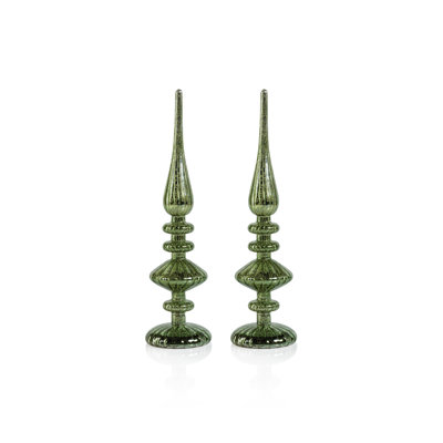 LED Tabletop Finials, Set of 2