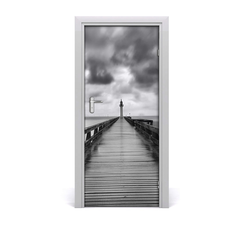 Lighthouse Door Decal
