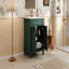 Meuble-lavabo de 24 po avec lavabo supérieur, armoire de rangement moderne avec 2 portes à fermeture douce et tablette réglable, structure en bois massif.-305450208